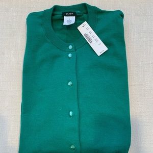 J. Crew Jackie Cardigan - Kelly Green